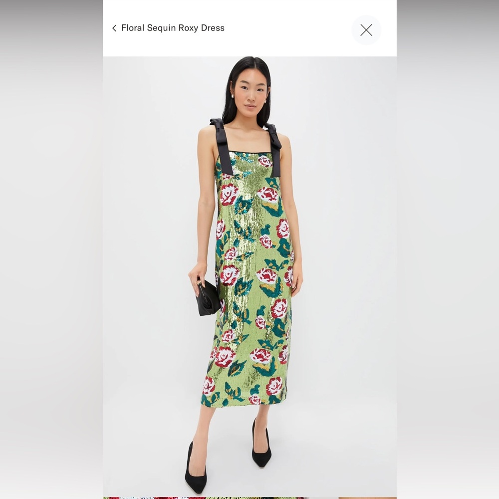 Tuckernuck Floral Sequin Roxy Dress